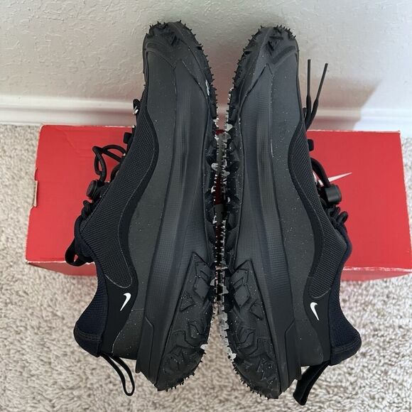 Nike ACG Mountain Fly 2 Low SP x Comme des Garcons Black Size 6 FZ3311-001 New